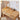 Elegant Natural Wood Makeup Vanity with Rattan and Ash Wood Accents, Glass Top tzm - 525MUTUKISPACE