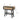 Stylish Black Solid Wood & Rattan Bedside Cupboard with Natural Finish tzm - 537MUTUKISPACE
