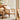Modern Multi - Tone Rattan & Ash Wood Chair with Cotton - Ramie Upholstery tzm - 541MUTUKISPACE