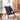 Sleek Black Ash Wood Chair with Premium Synthetic Leather Seat – Natural Wood Finish tzm - 546MUTUKISPACE