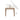 Stylish Rubber Wood Chair with Synthetic Leather Seat in Natural Wood Color and Light Gray Fabric ybn - 971MUTUKISPACE