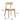 Stylish Rubber Wood Chair with Synthetic Leather Seat in Natural Wood Color and Light Gray Fabric ybn - 971MUTUKISPACE