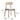 Stylish Rubber Wood Chair with Synthetic Leather Seat in Natural Wood Color and Light Gray Fabric ybn - 971MUTUKISPACE