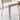 Luxurious Synthetic Leather Chair - Off White & Brown Design ybn - 974MUTUKISPACE