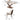 Luxurious Synthetic Leather Chair - Off White & Brown Design ybn - 974MUTUKISPACE