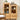Cabinet Storage Box Wooden Shelf Storage Shelf Glass Door with Door Bookshelf Storage Rack Storage Interior Furniture Stylish Natural ysys - a1101 - cabinetMUTUKISPACE