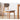Dining Table Stylish Square Nordic Wooden Natural Wood Dining Table Home Telecommuting Desk Oak Wood h6121 Chair Available ysys - a7111 - DtableMUTUKISPACE