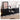 Sleek Black Particle Board Cabinet - Modern Design Storage Solution yw - 167MUTUKISPACE