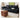 Sleek Black Particle Board Cabinet - Modern Design Storage Solution yw - 167MUTUKISPACE