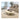 Modern Off White Black GFRP Coffee Table - Stylish & Durable Design yw - 178MUTUKISPACE