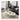 Modern Off White Black GFRP Coffee Table - Stylish & Durable Design yw - 178MUTUKISPACE