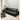 Stylish Modern Sofa in Light Gray and Brown Techno Fabric - Sleek Black Accents yw - 181MUTUKISPACE
