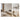 Sleek Oak Cabinet with Glass Doors - Modern White Particle Board Design yw - 191MUTUKISPACE