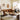Modern Techno Fabric Sofa in Black, Light Brown, and White - Contemporary Elegant Design yw - 196MUTUKISPACE