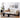 Modern Techno Fabric Sofa in Black, Light Brown, and White - Contemporary Elegant Design yw - 196MUTUKISPACE