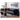 Modern Techno Fabric Sofa in Black, Light Brown, and White - Contemporary Elegant Design yw - 196MUTUKISPACE