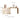 Chic Off White Makeup Vanity with Natural Wood Finish & Particle Board Construction yw - 200MUTUKISPACE