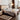 Elegant Bed Frame - Luxurious Brown Walnut Wood Finish yw - 205MUTUKISPACE