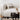Luxurious White Faux Lambswool Sofa with Pine Wood Frame - Cozy and Elegant yw - 219MUTUKISPACE