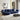 Luxurious Blue & White Pine Velvet Flannel Sofa - Perfect Blend of Style and Comfort yw - 225MUTUKISPACE