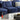 Luxurious Blue & White Pine Velvet Flannel Sofa - Perfect Blend of Style and Comfort yw - 225MUTUKISPACE
