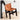 Luxurious Cowhide Leather Chair with Solid Rubberwood Frame - Black & Brown yw - 227MUTUKISPACE