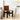Luxurious Cowhide Leather Chair with Solid Rubberwood Frame - Black & Brown yw - 227MUTUKISPACE