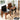 Luxurious Cowhide Leather Chair with Solid Rubberwood Frame - Black & Brown yw - 227MUTUKISPACE
