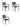 Garden Furniture Set Table Chair 5 - Piece 7 - Piece 4 - Person 6 - Person Outdoor Width 47.2"/63" Waterproof Durable Gardening Hotel Cafe zy - 035MUTUKISPACE