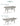 Garden Table Set Large Extendable Chair 7 - Piece 9 - Piece 11 - Piece Outdoor Glamping Nordic Cafe Style Stylish Hotel Furniture Aluminum Alloy zy - 036MUTUKISPACE