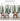 Garden Table 3 - Piece Set Rattan Style Chair 2 - Chair Compact Natural Brown Gray Simple Outdoor Cafe Hotel Waterproof Durable Balcony New Life Space - Saving Square Rectangle zy - 041MUTUKISPACE