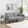 Folding Ottoman Sofa Bed with stereo (Gray)MUTUKISPACE