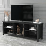 TV Stand Storage Media Console Entertainment Center,Tradition BlackMUTUKISPACE