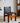 Vintage Genuine Leather Solid Wood Dining Table and Chairs Wabi - Sabi Style mu - xgy - chairMUTUKISPACE