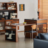 Extendable Multifunctional Island Dining Table with sintered stone Countertop and Sideboard mu - ygdt - DtableMUTUKISPACE