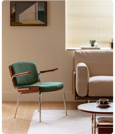 Retro Comfortable Armrest Lounge Chair mu - msxxy - chairMUTUKISPACE
