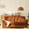 Sofa for 1 to 3 people Ottoman Solid wood frame xbjj - lzsf - sofaMUTUKISPACE