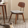 Nordic Dining Chair Solid Wood Home Dining Room Desk Chair Minimalist Modern Creative Metal Backrest mu - hdbcy - chairMUTUKISPACE