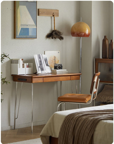 Solid Wood Vintage Office Desk mu - xqsz - deskMUTUKISPACE