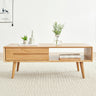 Low table Center table Oak with storage 2 colors to choose from Simple tenon joints 5 sizes ysys - a1071 - CtableMUTUKISPACE