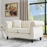 58.8" · 2-Seater · Beige