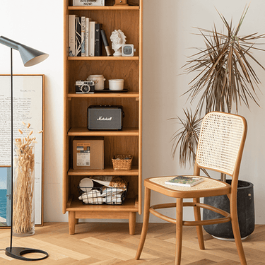 Dining Chair Zelkova rattan back and seat xbjj - 811 - DchairMUTUKISPACE