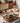 Vintage Solid Wood Coffee Table Mobile with sintered stone mu - yflycj - ctableMUTUKISPACE