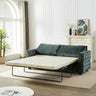 Convertible Sleeper Sofa with Memory Foam Mattress, 3 - Seater Full Size Bed Couch for Living Rooms, Designed with Chenille FabricMUTUKISPACE
