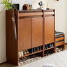 Solid Wood Shoe Cabinet Entryway Large Capacity Storage mu-sjxg-shoestorage