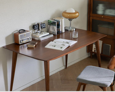 Solid Wood Rectangular Vintage Dining Table mu - hdbcz - DtableMUTUKISPACE