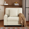 Small Chenille Loveseat Sofa with Pillows – Modern 1 - 3 Seater Couch for Living Room or Office, Ideal for Small SpacesMUTUKISPACE