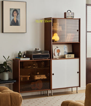 Vintage Solid Wood Cabinet Modular Chest mu - ktzhg - chestMUTUKISPACE