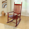wooden porch rocker chair BrownMUTUKISPACE