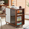 Solid Wood Trolley Storage Cabinet mu - fgcc - chestMUTUKISPACE
